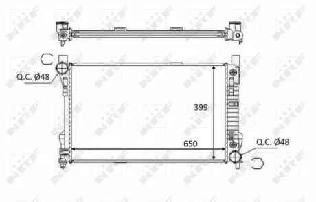 Автозапчасть NRF 58390