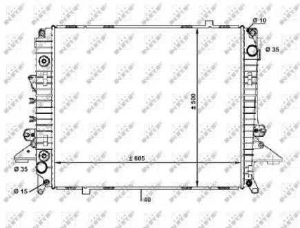 Автозапчасть NRF 58463
