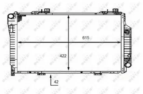 Автозапчасть NRF 58483