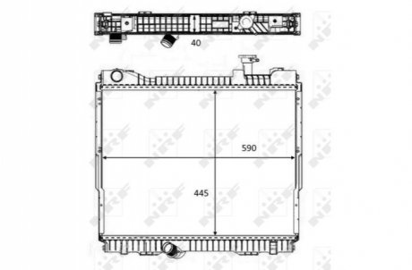 Автозапчасть NRF 58484 (фото 1)