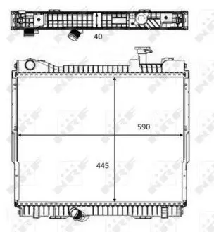 Автозапчасть NRF 58484