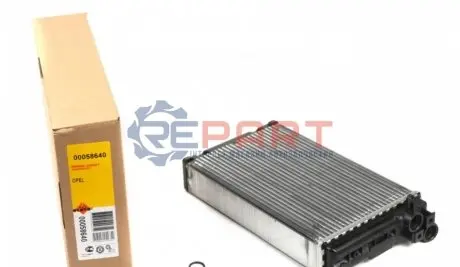 Фото 1 — Радіатор пічки Opel Omega A/Senator B 1.8-3.0 -94 NRF (58640) Фото Радіатор пічки Opel Omega A/Senator B 1.8-3.0 -94 NRF (58640) зображення 1