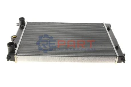 Радіатор двигуна VW DERBY, GOLF I, GOLF II, JETTA I, JETTA II, PASSAT B2, POLO, POLO CLASSIC, POLO II, SANTANA, SCIROCCO 1.0-1.8 08.79-09.94 NRF 58697 Купити в Україні