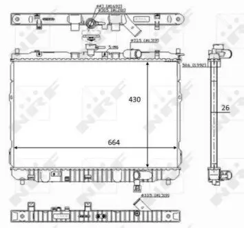 Автозапчасть NRF 59046