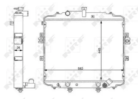 Автозапчасть NRF 59107