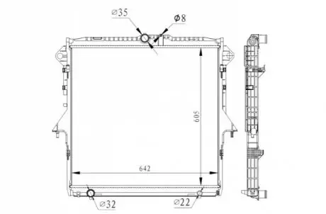 Автозапчасть NRF 59261