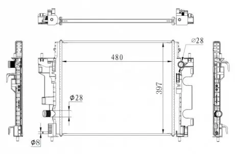 Автозапчасть NRF 59274