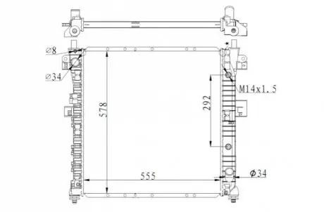 Автозапчасть NRF 59342
