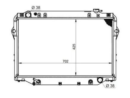 Автозапчасть NRF 596712