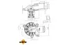 Фото Термостат Opel Combo/Corsa/Meriva 1.3CDTI 05-11 NRF (725221) зображення 5