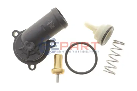 Фото Термостат VW Polo/Skoda Fabia 1.4/1.6 09-16 (87/102°C) (з корпусом) NRF (725356) зображення 1