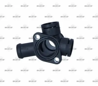 Фланець охолоджуючої рідини AUDI 80 B4 SEAT TOLEDO I VW CADDY I, GOLF II, JETTA II, PASSAT B3/B4, TRANSPORTER T3, TRANSPORTER T4 1.6D-1.9D 08.82-04.03 NRF 775062 Купити в Україні