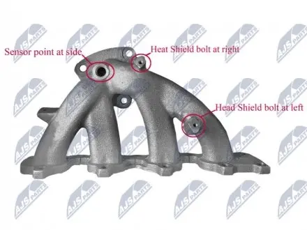 КОЛЕКТОР ВИПУСКНИЙ | CHEVROLET CAPTIVA 2.4 2006-,OPEL ANTARA 2.4 2006- (II RODZAJ) NTY BKW-DW-001