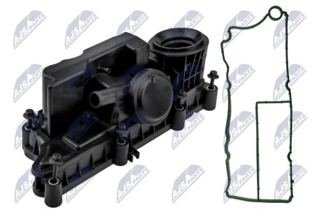 КЛАПАННАЯ КРЫШКА/МАСЛООТДЕЛИТЕЛЬ СИСТЕМЫ ВЕНТИЛЯЦИИ КАРТЕРА NTY BPZ-VV-004