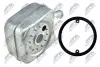 Радіатор масляний VW T4/LT 2.5TDI/Crafter 88-136PS (теплообмінник) NTY (CCL-AU-000) зображення 2