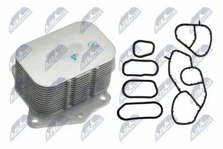 РАДІАТОР МАСЛЯНИЙ | CITROEN C4 1.6HDI 2004-,C5 1.6HDI 2004-,FORD FOCUS II 1.6TDCI 2004-,MONDEO IV 1.6TDCI 2011-,MAZDA 3 1.6D 2008-,PEUGEOT 307 1.6HDI 2004-,308 1.6HDI 2007- NTY CCL-CT-003 Купити в Україні