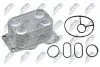Фото РАДІАТОР МАСЛЯНИЙ | CITROEN C4 I/II 2.0HDI 04-, C5 I/II/III 2.0HDI 04-, FORD FOCUS II/III 2.0TDCI 04-, KUGA I/II 2.0TDCI 08-, MONDEO 2.0TDCI 07-15, PEUGEOT 308 2.0HDI 07-14, 407 2.0HDI 04-10, 508 2.0HDI 10-18, VOLVO S40 II 2.0D3 05-12 NTY (CCL-CT-010) зображення 1