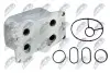 Фото РАДІАТОР МАСЛЯНИЙ | CITROEN C4 I/II 2.0HDI 04-, C5 I/II/III 2.0HDI 04-, FORD FOCUS II/III 2.0TDCI 04-, KUGA I/II 2.0TDCI 08-, MONDEO 2.0TDCI 07-15, PEUGEOT 308 2.0HDI 07-14, 407 2.0HDI 04-10, 508 2.0HDI 10-18, VOLVO S40 II 2.0D3 05-12 NTY (CCL-CT-010) зображення 2