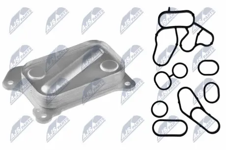 РАДІАТОР МАСЛЯНИЙ | OPEL CORSA C 1.3CDTI 03-,CORSA D 1.3CDTI 06-,FIAT 500 1.3D 07-,GRANDE PUNTO 1.3D 05-,FORD KA 1.3TDCI 08-,SUZUKI SWIFT 1.3DDIS 05-,SWIFT 1.3DDIS 10-,CHEVROLET AVEO 1.3D 11 NTY CCL-PL-002