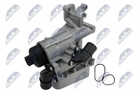 РАДІАТОР МАСЛЯНИЙ | NISSAN QASHQAI 2.0DCI 2007-,X-TRIAL T31 2.0DCI 2007-,RENAULT LAGUNA II 2.0DCI 2005-,LAGUNA III 2.0DCI 2007-,TRAFIC 2.0DCI 2006-,OPEL VIVARO 2.0CDTI 2006 NTY CCL-RE-004