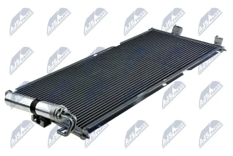 Радіатор кондиціонеру | ALMERA (N16) (00-) 1.5 I 16V, PRIMERA (P12, W12) (02-) 1.9 DCI (W/I DRYER, FOR VEHICLES WITH MANUAL CLIMATE CONTROL) NTY CCSNS006