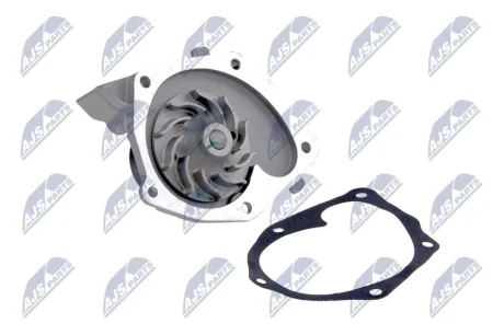 Насос рідини системи охолодження | NISSAN PRIMERA 1.9DCI 03-, RENAULT LAGUNA 1.9DCI 05-, MEGANE 1.9DCI 02- NTY CPWNS073