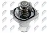 ТЕРМОСТАТ | OPEL INSIGNIA 1.6 T 09-16, ZAFIRA B 1.8 13-, MOKKA 1.6, 1.8 4X4 12-, OPEL ASTRA J 1.6 T 11-, FIAT CROMA 1.8 05- /С ДАТчИКОМ/ NTY (CTM-PL-000) зображення 4