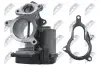 КЛАПАН EGR | AUDI A4 2.0TDI 04-, A4 2.0TDI QUATTRO 06-, A6 2.0TDI 04 NTY (EGR-AU-005) зображення 2