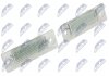 (2 шт к-кт/LED) Фонарь номерного знака VW T5 03-08/Caddy 04-08/Passat 01-05/Touran03-08/Skoda Super B 02-08 ELP-VW-001