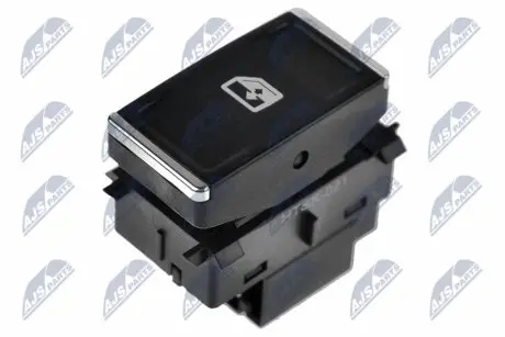 Фото ПЕРЕМИКАЧ СКЛОПІДІЙМАЧА | SKODA OCTAVIA 2013-/ПРАВ ПЕРЕД-CHROMOWANY/ NTY (EWS-SK-021) зображення 1