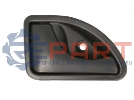 РУЧКА ДВЕРЕЙ ПЕР. | RENAULT KANGOO 1997-2007,TWINGO 1998-2007/ЛІВ/CZARNA NTY EZC-RE-033