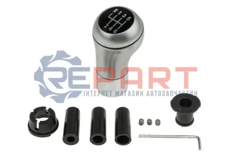РУЧКА МЕХАНИЗМУ ПЕРЕМИКАННЯ ПЕРЕДАЧ | BMW 1 E81/E82/E87 2004-,3 E90/E91/E92/E93 2005-,5 E60/E61 2003-,X3 E83 2003-,X5 E53 2000-,Z4 E85 2002-/SREBRNA-MATOWY CHROM/ NTY GZB-BM-008