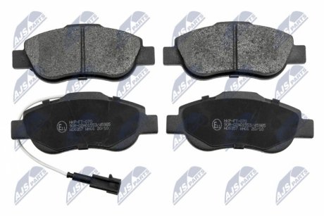 ALPHA BRAKES Колодки гальмові передні NTY HKP-FT-070