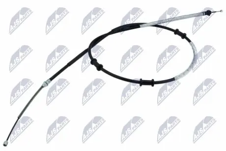 Фото Трос ручника (задній) (L) Fiat Doblo 05- (2140/1844mm) NTY (HLR-FT-008) зображення 1