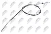 Фото Трос ручника (задній) Fiat Doblo/Opel Combo 10- (1833mm) NTY (HLR-FT-009) зображення 1