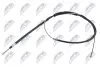Трос ручника (задній) Renault Scenic II/Megane II 1.5dCi/1.9dCi 03-  HLR-RE-014