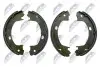 ALPHA BRAKES БАРАБАННЫЕ ТОРМОЗНЫЕ КОЛОДКИ NTY (HST-CH-014) изображение 1