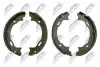 ALPHA BRAKES Барабанні гальмівні колодки NTY (HST-CH-016) зображення 1