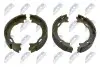 ALPHA BRAKES Барабанні гальмівні колодки NTY (HST-CH-016) зображення 2