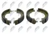 ALPHA BRAKES Барабанні гальмівні колодки NTY (HST-DA-058) зображення 2