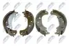 ALPHA BRAKES Барабанні гальмівні колодки NTY (HST-FT-020) зображення 2
