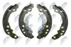 ALPHA BRAKES Барабанні гальмівні колодки NTY (HST-FT-029) зображення 4