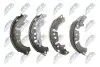 ALPHA BRAKES Барабанні гальмові колодки NTY (HST-FT-034) зображення 3