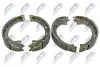 ALPHA BRAKES Барабанні гальмівні колодки NTY (HST-HD-020) зображення 2