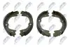 ALPHA BRAKES Барабанні гальмівні колодки NTY (HST-HY-531) зображення 2