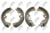 ALPHA BRAKES Барабанні гальмівні колодки NTY (HST-KA-309) зображення 2