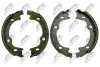 ALPHA BRAKES Барабанні гальмові колодки NTY (HST-KA-333) зображення 1