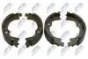 ALPHA BRAKES Барабанні гальмові колодки NTY (HST-KA-333) зображення 2