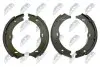 ALPHA BRAKES Барабанні гальмові колодки NTY (HST-ME-011) зображення 1