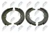 ALPHA BRAKES Барабанні гальмові колодки NTY (HST-ME-011) зображення 2